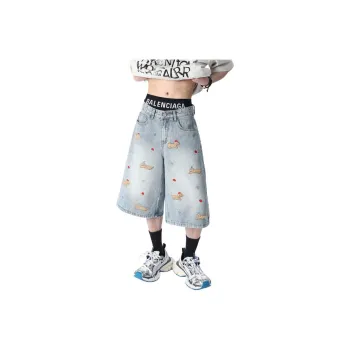 BEAR UNION Denim Shorts Unisex