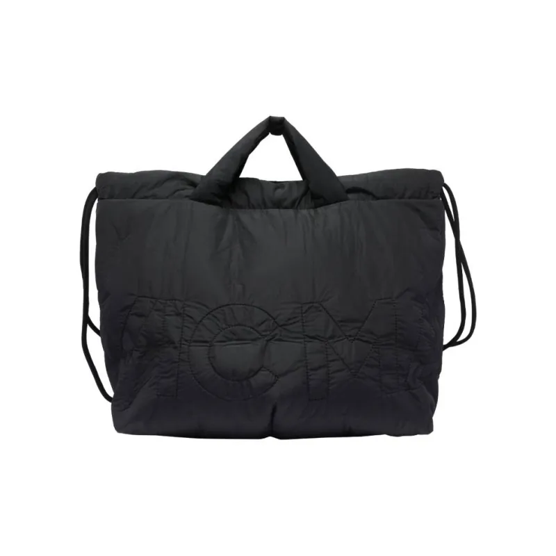 Vic Matie Fabric Tote Bag, Shopping Bag, Handbag Unisex Black-0