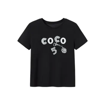 Fish Rabbits Regular T Shirt Women's Black