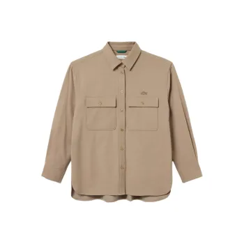 LACOSTE Shirts Women's Beige