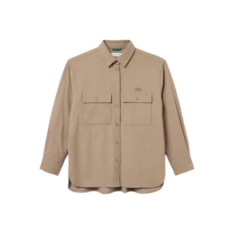 LACOSTE Shirts Women's Beige-0