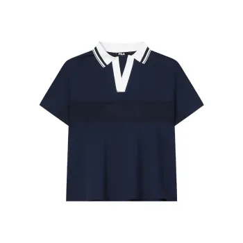 FILA Polo Shirts Women's Deh Black Blue