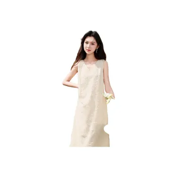 Like The Age Of Water Sleeveless Dress Women's Apricot