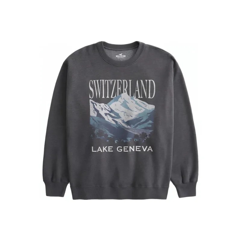 Hollister Sweatshirts Women's Dark Heather Gray-0