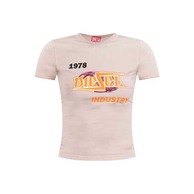 DIESEL T-Shirt Women's Light Purple-0
