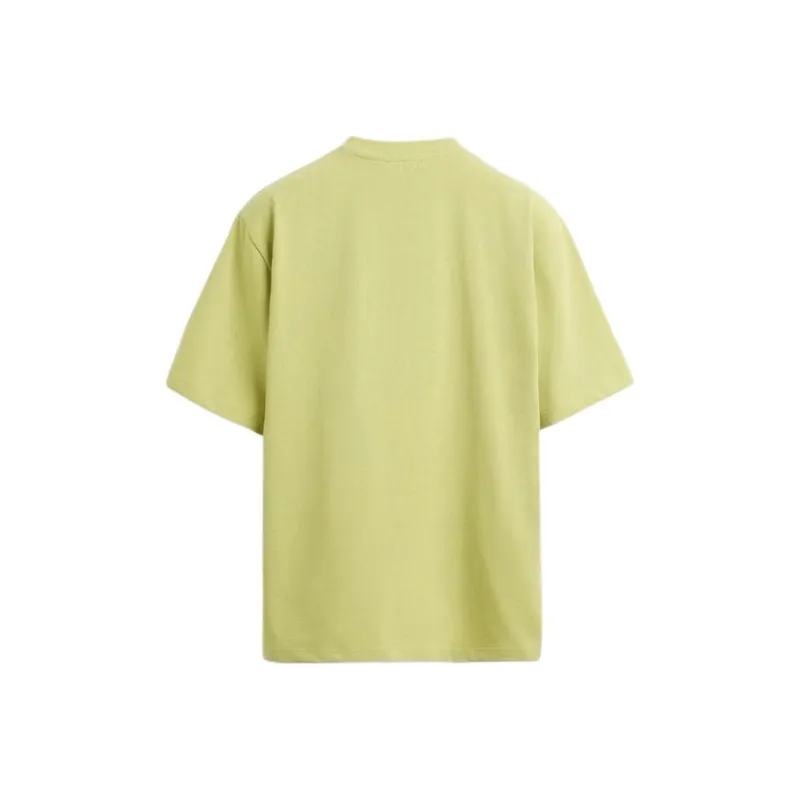 ZARA T Shirts Men Grass Green-1