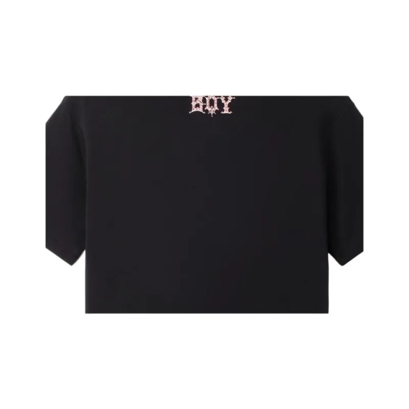Boy London Short Sleeved Dress Women's Black-4