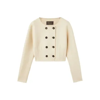 Loro Piana FW24 Jackets Coats Women's Cream