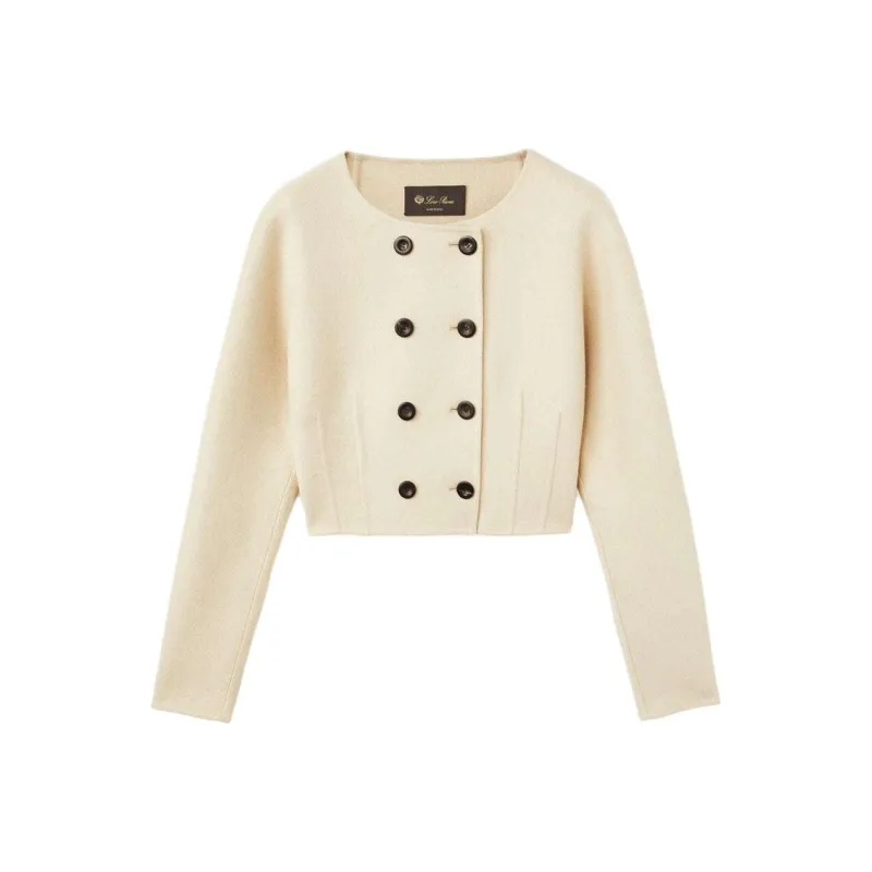 Loro Piana FW24 Jackets Coats Women's Cream-0