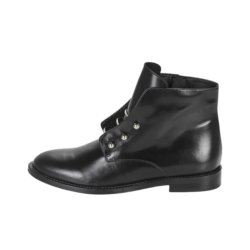 JONAK Dhavlen Cuir Ankle Boots Women's Black-0