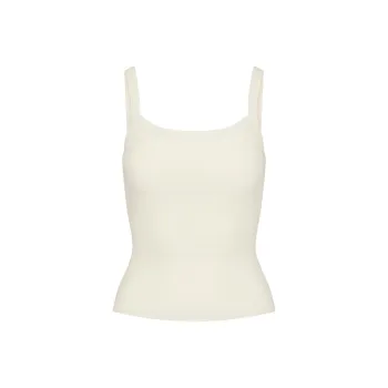 SKIMS SOFT LOUNGE SCOOP NECK TANK Camisole Women's BONE/Bone