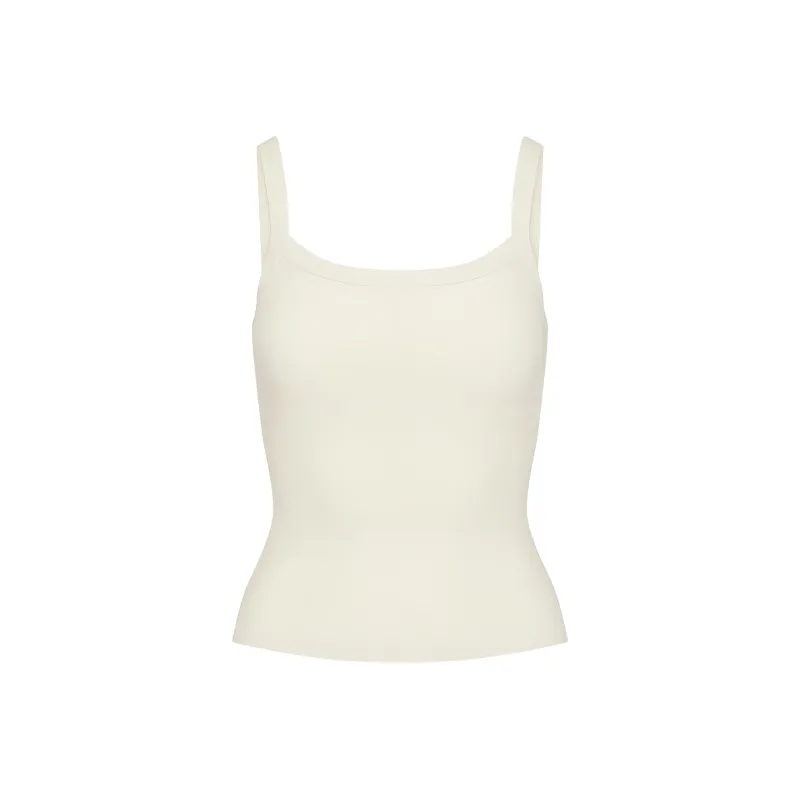 SKIMS SOFT LOUNGE SCOOP NECK TANK Camisole Women's BONE/Bone-0