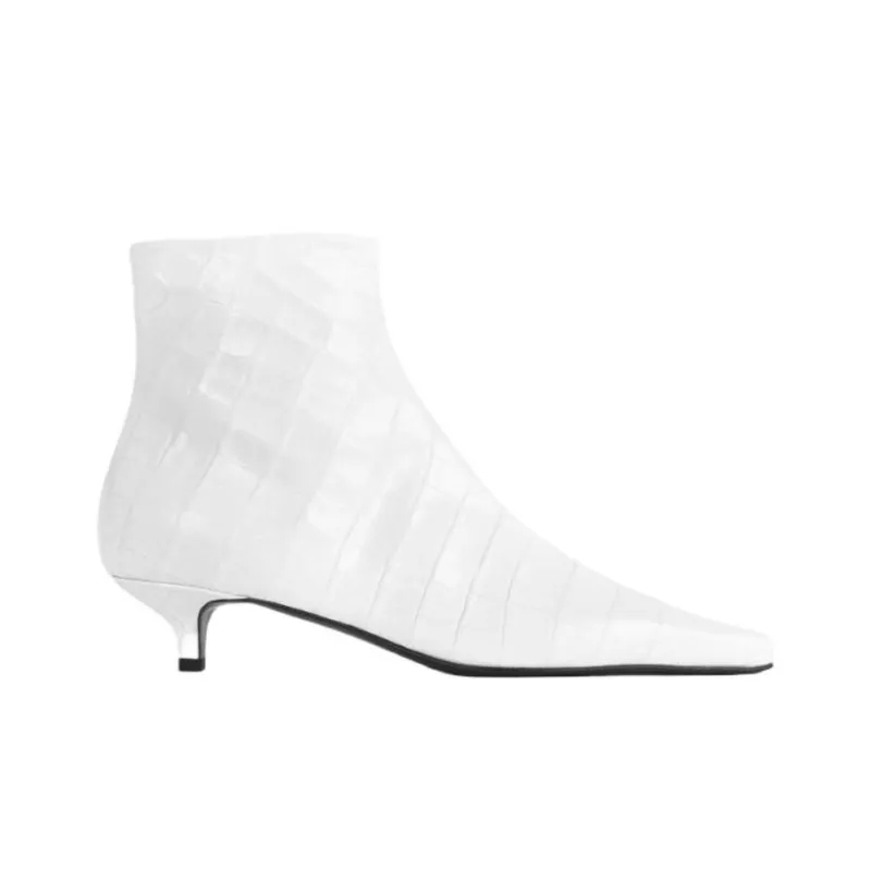TOTEME Crocodile embossed Leather Boots Women's-1