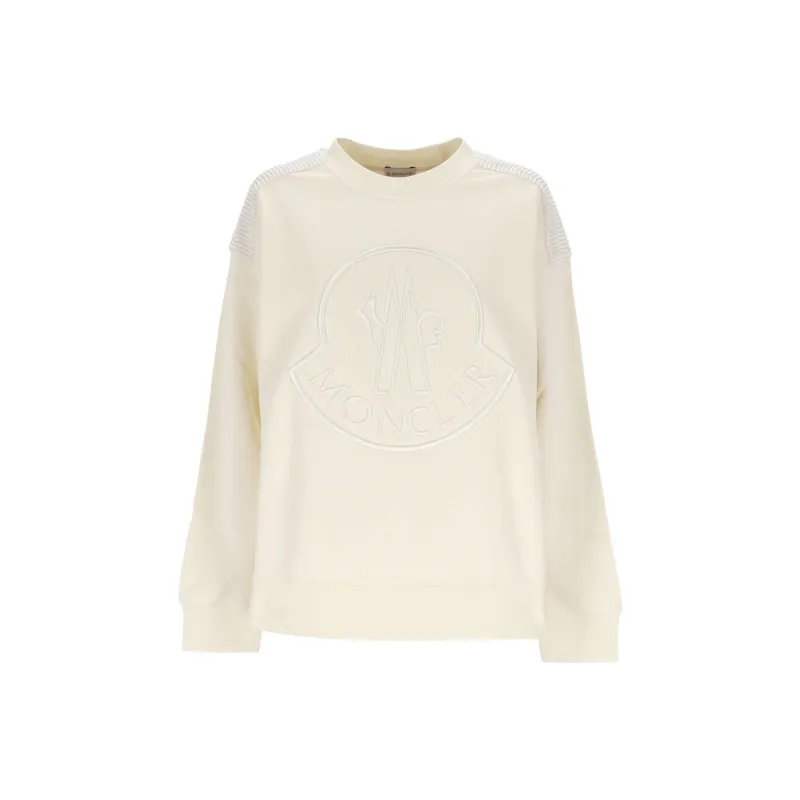 Moncler Logo Embroidered Crewneck Sweatshirt-2