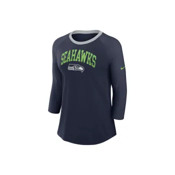 Nike Seattle Seahawks Women's Nike Nfl 3/4 Sleeve T Shirt