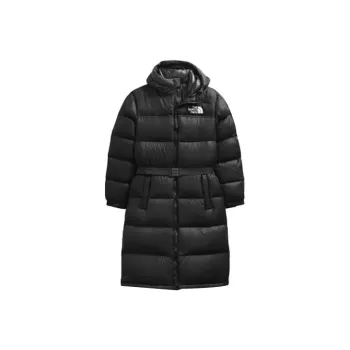 THE NORTH FACE Women'ss Nuptse Belted Long Parka Tnf Black