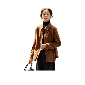 Mo Han Yi Mei Shirt Women's Warm Brown