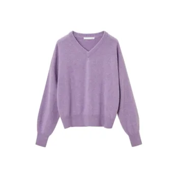 OVV Knitwear Women's Pink Purple Solid Color A1
