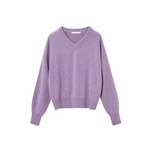 OVV Knitwear Women's Pink Purple Solid Color A1-0