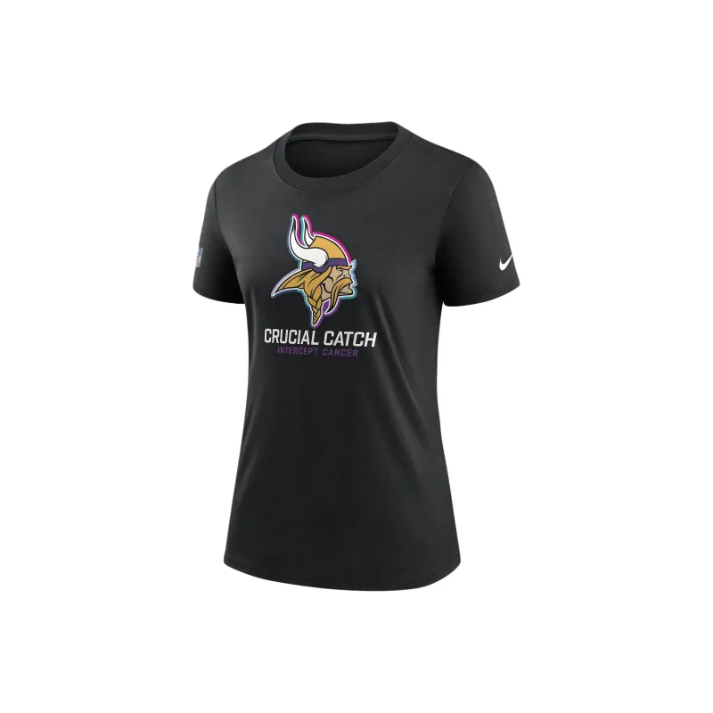 Nike Minnesota Vikings Crucial Catch Women's Nike Nfl T Shirt-0
