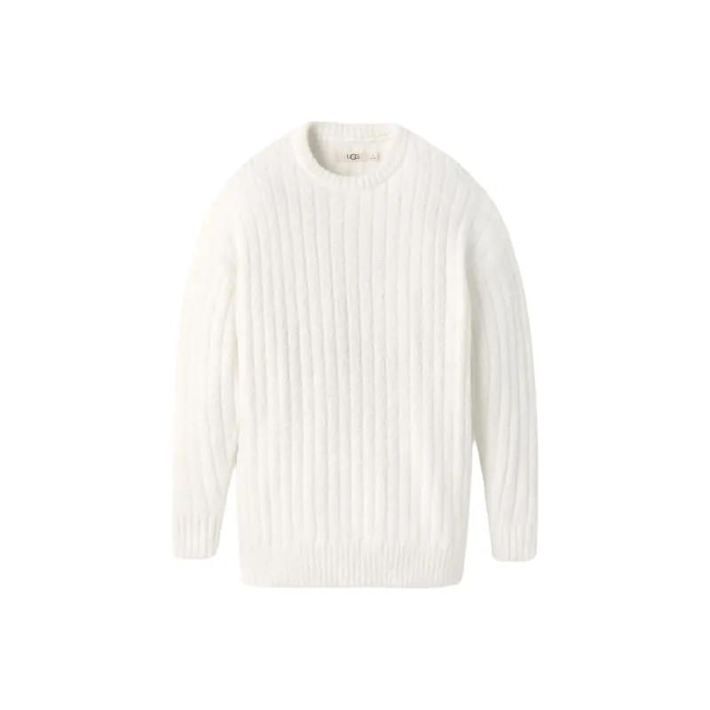 UGG FW24 Riz Rib Top Knitwear Women's White-0
