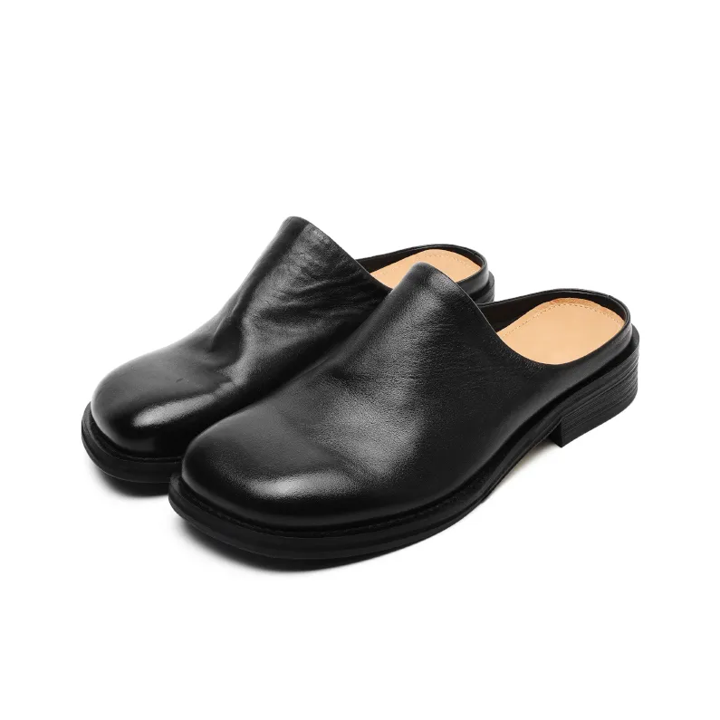 Angelmi Abrasion Resistant Slip Resistant Closed Toe Slippers Unisex Black-1