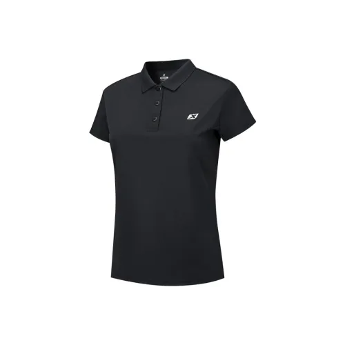 XTEP Polo Shirt Women's Jet Black