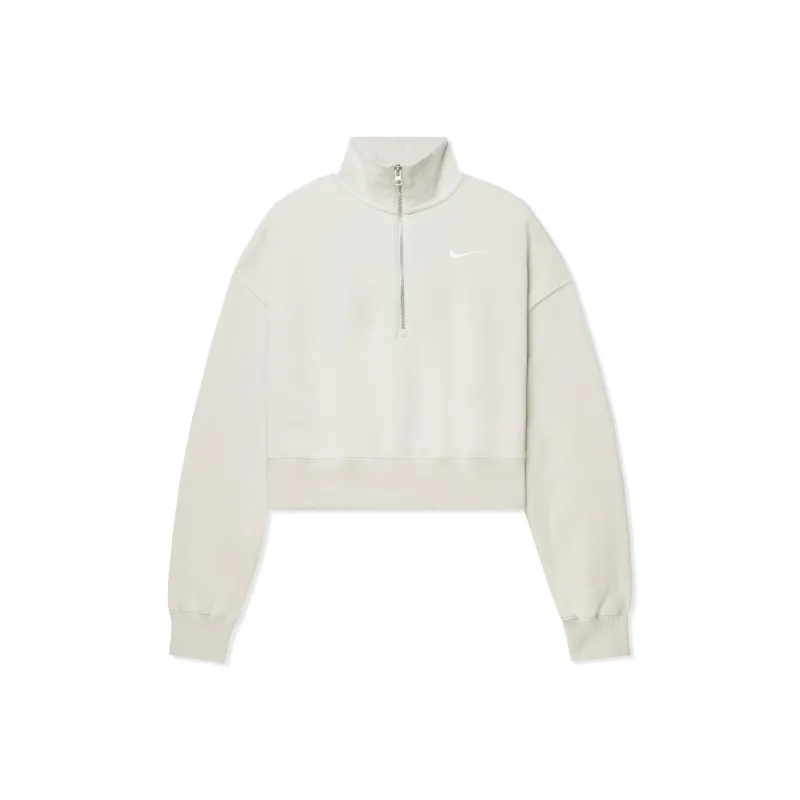Nike Sportswear Phoenix Fleece Women's 1/4 Zip Cropped Sweatshirt-0