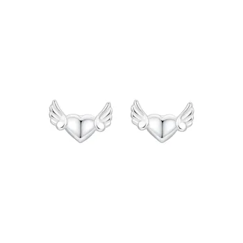 Lady Go 999 Fine Silver Stud Earrings Women's