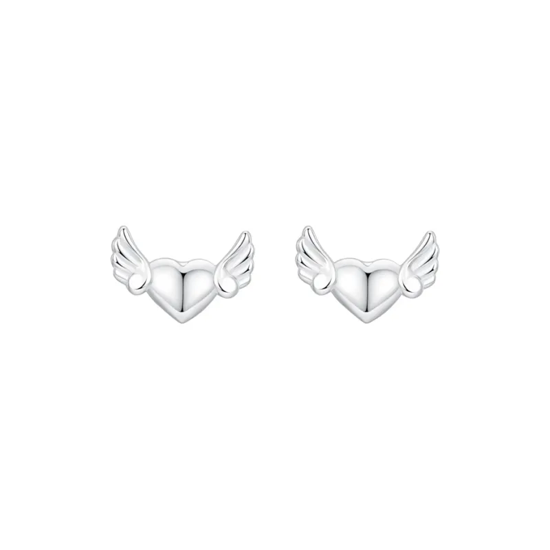 Lady Go 999 Fine Silver Stud Earrings Women's-0