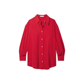 THE ROW Andra Silk Shirt
