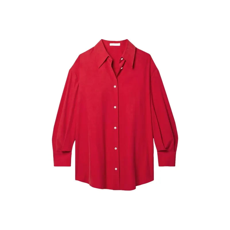 THE ROW Andra Silk Shirt-0
