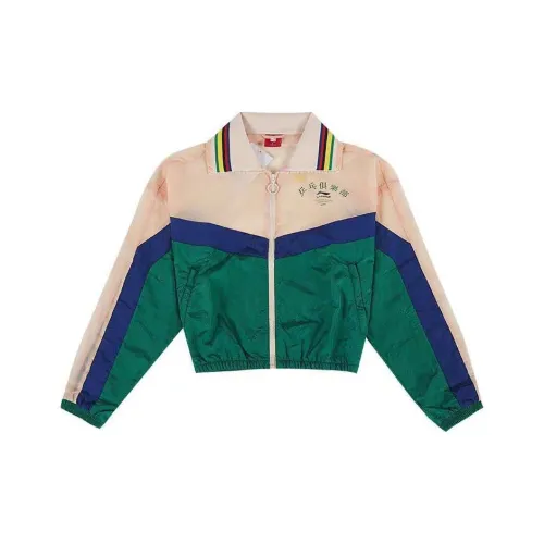 LiNing Jackets Coats Women's Orange Pink/Pepper Green