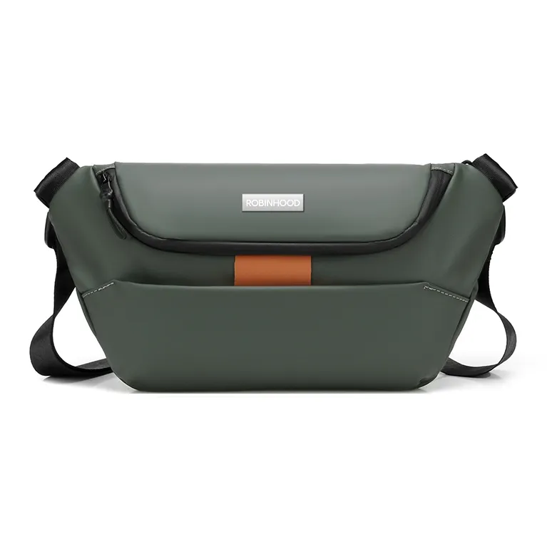 ROBINHOOD Oxford Shoulder Bag, Crossbody Bag Men's Black/Gray/Green-8