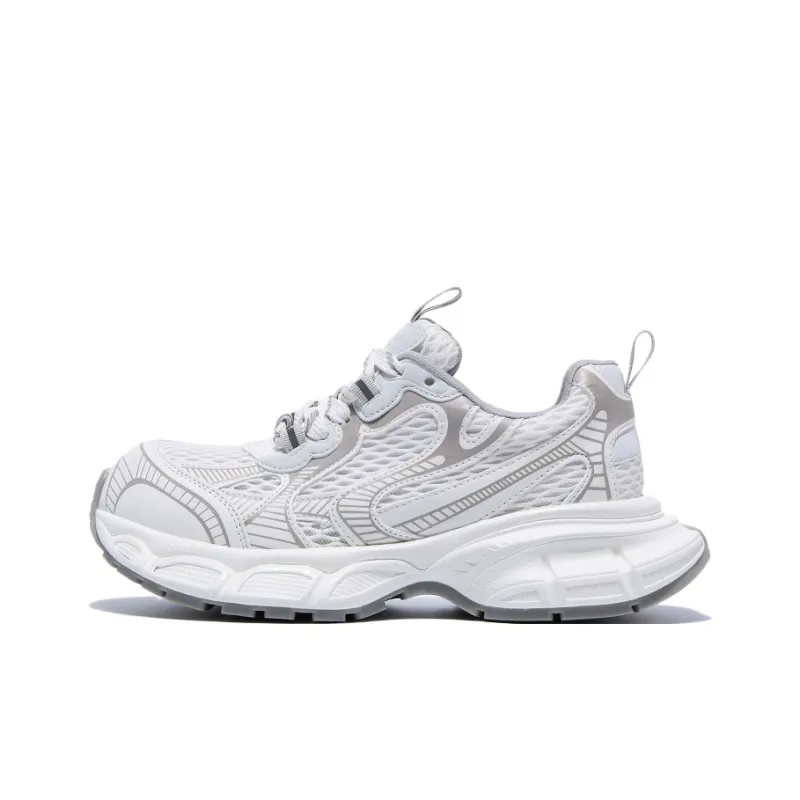 ALI THE FOX Breathable And Lightweight Low Top Chunky Sneakers Women's-0