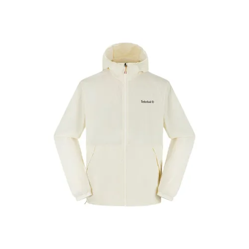 Timberland SS25 Windproof UV Protection Cooling Sun Protection Clothing Men's Vintage White