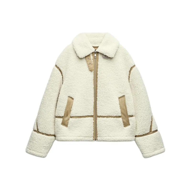 ZARA Jackets Coats Women's Beige-0