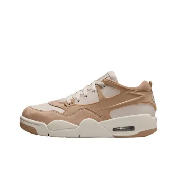 Jordan Air Jordan 4 Anti Slip Wear Resistant Low Top Vintage Basketball Shoes Women's Brown
