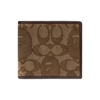 Bape Black X COACH Coin Wallet Coin Purses