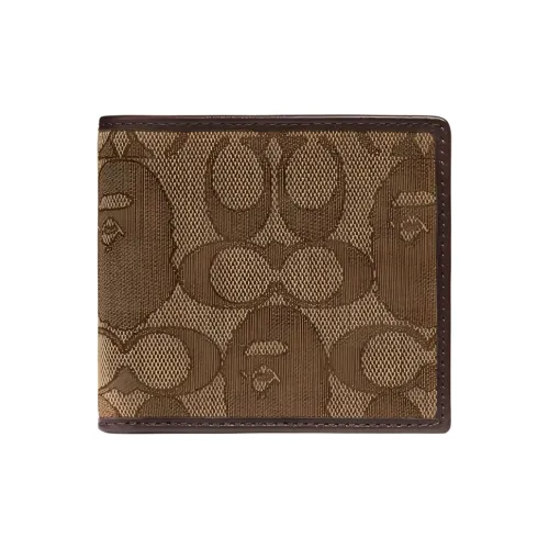 Bape Black X COACH Coin Wallet Coin Purses