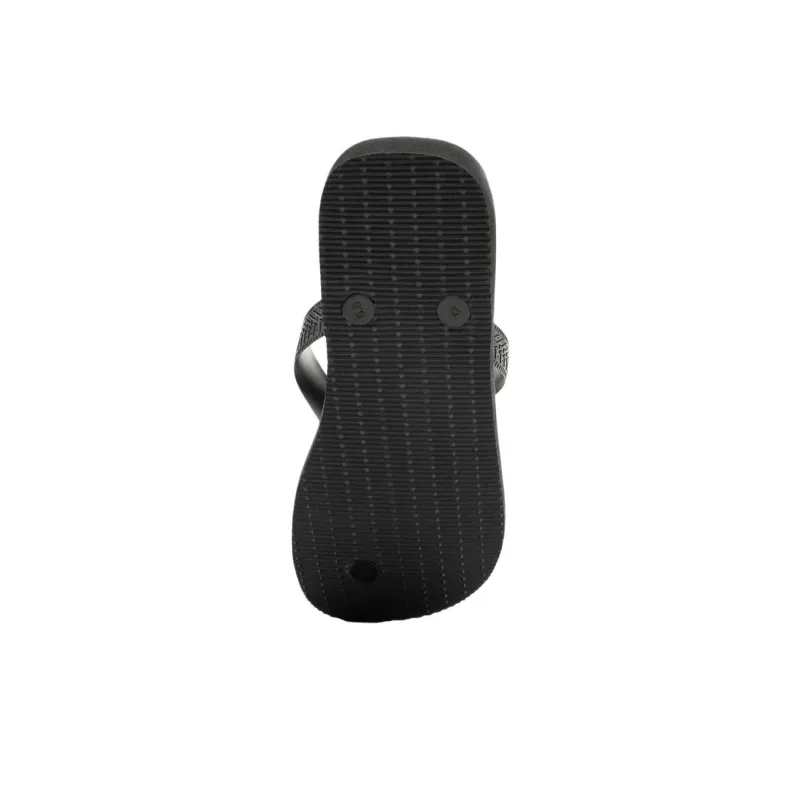 Havaianas x ZARA Rubber Sole Abrasion Resistant Flip Flops Men's Black-4