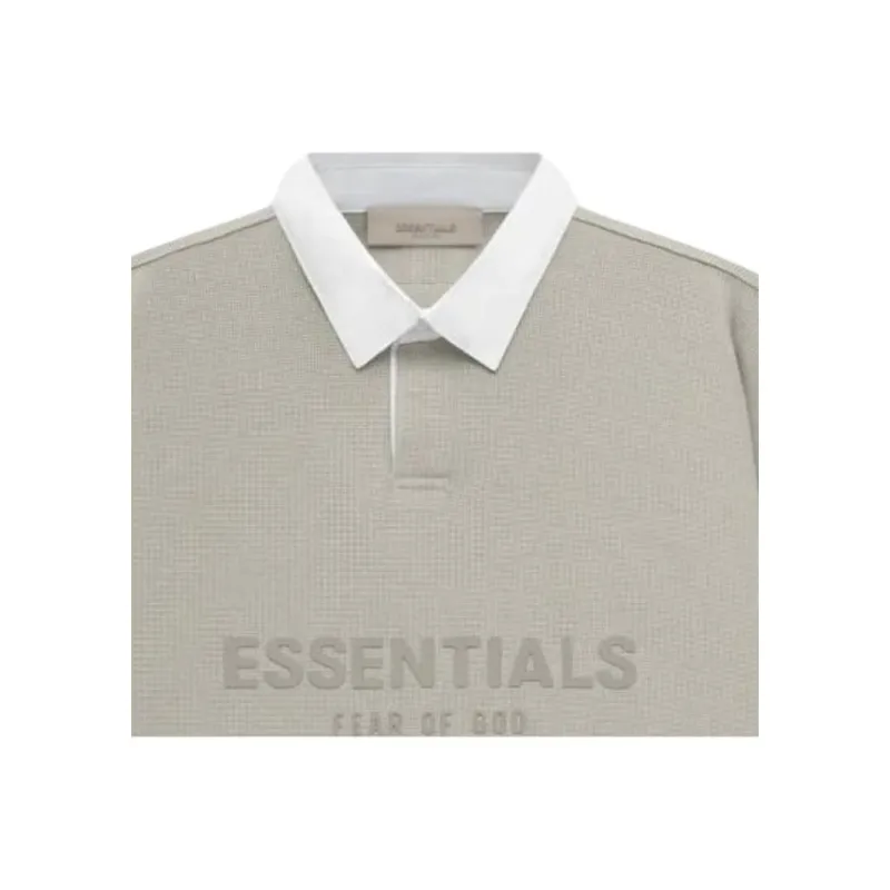 Fear Of God Essentials SS23 Polo Shirt Men's Seal Gray-3