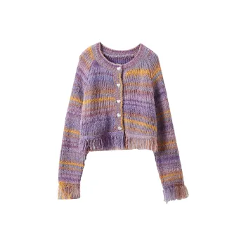 XIANGYING Knitwear Women's Purple