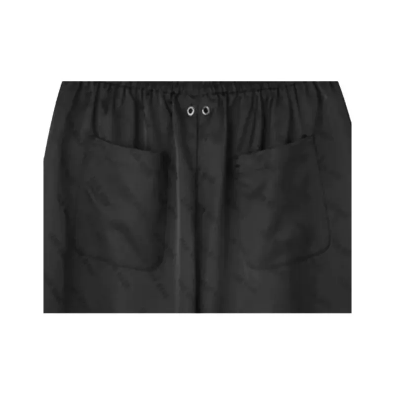 TEAM WANG Design Casual Shorts Unisex Black-4