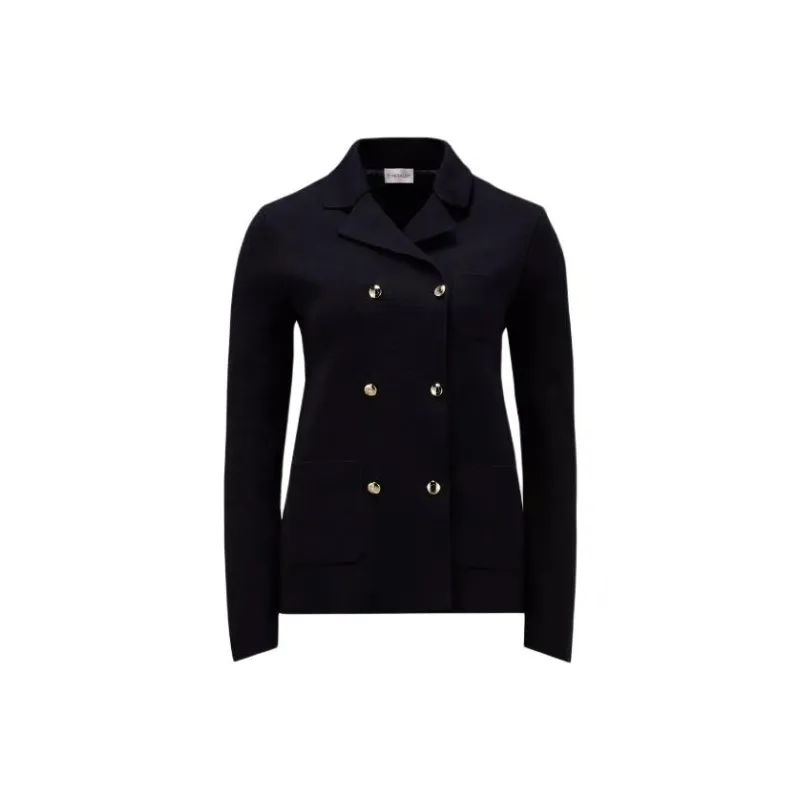 Moncler Jackets Coats Women's Marine Blue-0