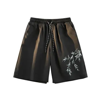 WHELVE Casual Shorts Unisex Black