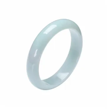 Xifeng Building Glutinous Jade Bangle #Good Luck Women's