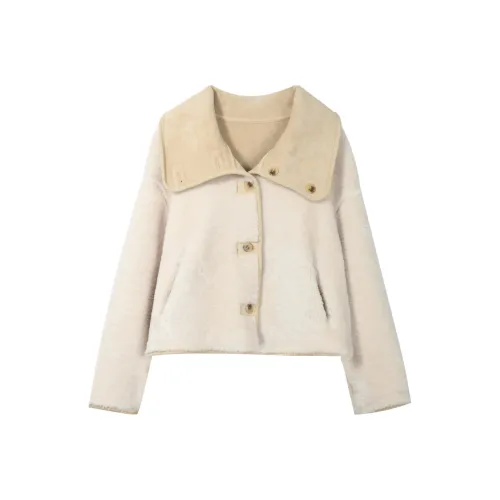 MISHOW Jackets & Coats Women's Beige