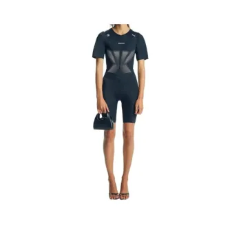 COPERNI X PUMA Rubberised-Logo Round-Neck Playsuit