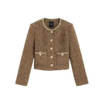 Bebe FW24 Jackets Coats Women's Coffee
